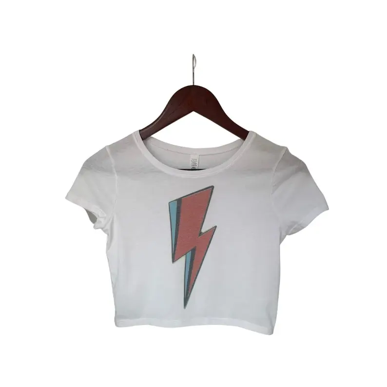 David Bowie Band Tee Vintage Retro Faded Distressed Crop Top,  Boho Hippie Clothing, 90s Fashion