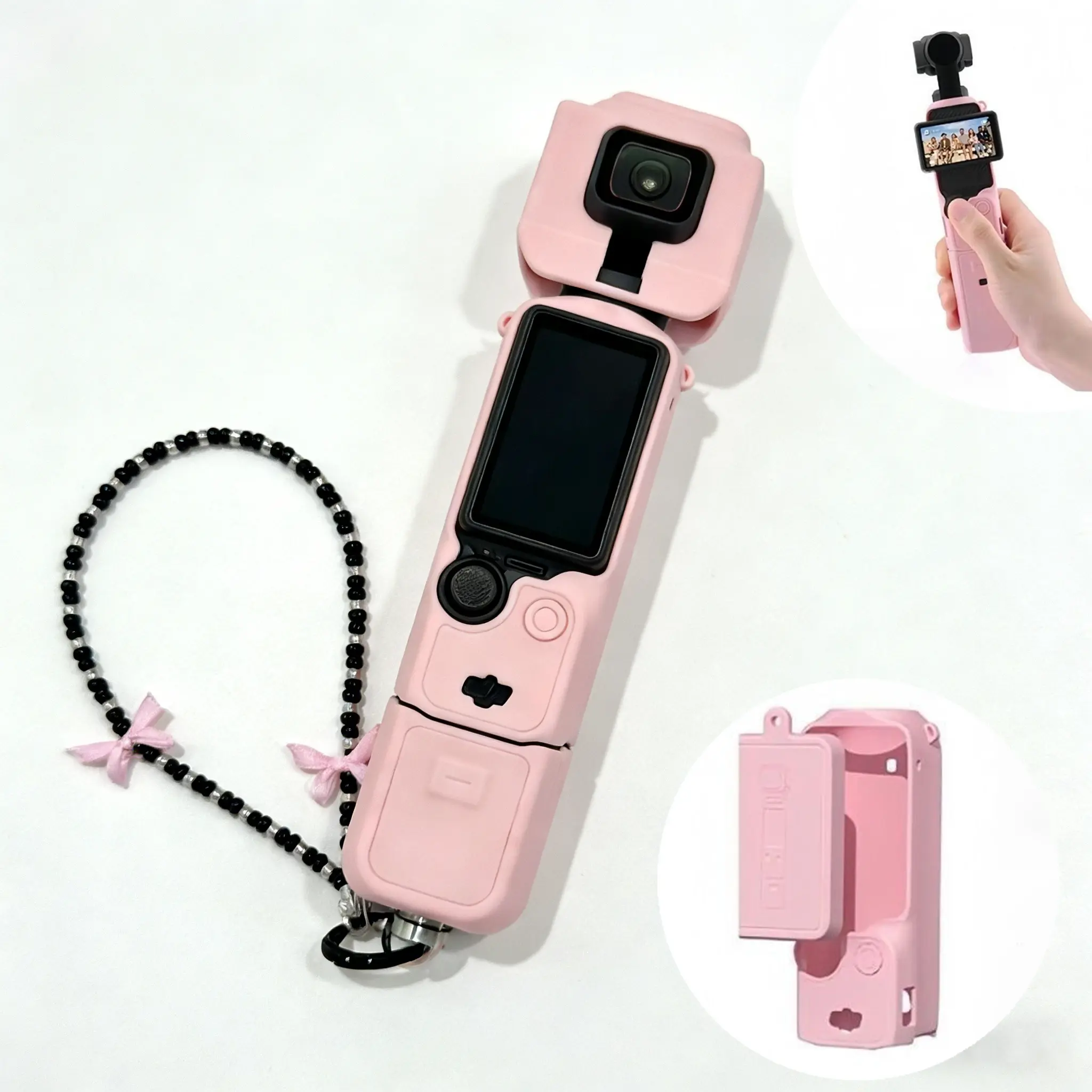 DJI Pocket 3 Silicone Case Osmo Action Camera Protective Cover Anti-Scratch DJI P3 Camera Accessory