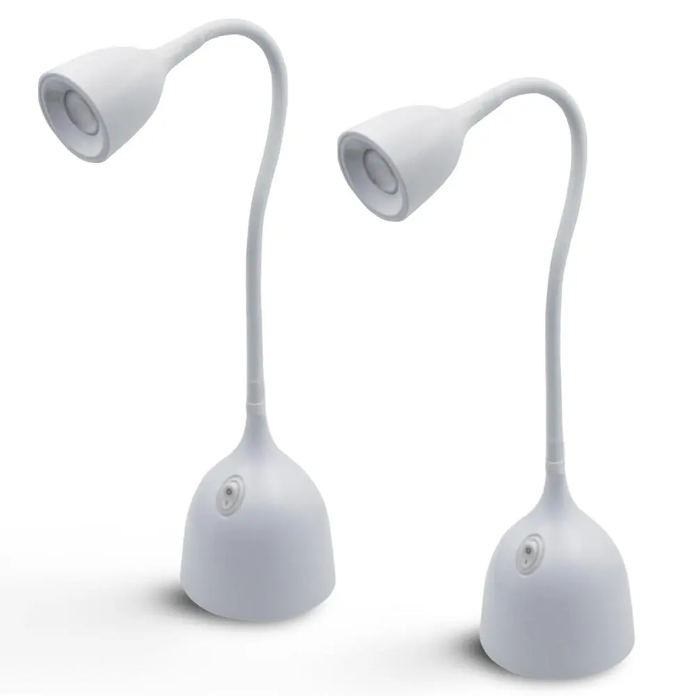 Greenlite® White LED Desk Lamp - 2 Pack