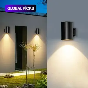 Outdoor Solar LED Wall Light, Solar Fence Lamp, Abs Material, Perfect Step Decoration Lighting, Hanging Garden Light, Yard Patio Deck Outdoor Illumination #GLOBAL PICKS