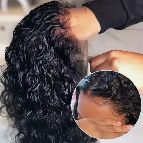 Deep Wave Curly Bob Glueless Wig 100% Human Hair Ready To Wear 6x4 Hd Lace Closure Wig Jerry Burmese Curly Frontal Short Bob Water Wave Wig Ready to Wear And Go For Women On Sale
