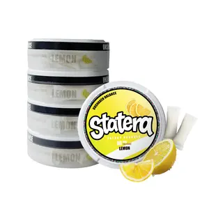 Statera Energy Pouches- 5 packs Lemon- 80mg Caffeine 20 Pouches Per Can, Energy suplement