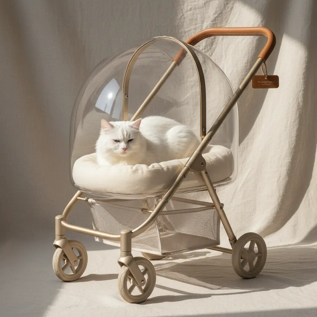 Rolling Pet Travel Trolley with Wheel, Transparent Capsule, Pink, Green, Puppies, Dogs, Cat Carriers Bag, 5-20Kg