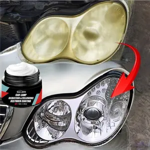 Car Headlight Restoration Polish Kit Auto Headlight Oxidation Yellowing Scratches Blurring Enhancement Crystal Plating Coating Refurbishment Agent Car Scratch Remover