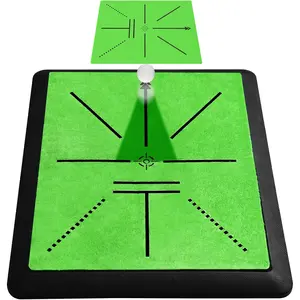Golf Hitting Mat - Practice Mat with Swing Path Feedback & Impact Detection - Indoor & Outdoor Use - Golf Swing Trainer for Home  - Golf  for Beginners & Pros