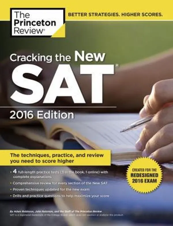 USED-Cracking the New SAT with 4 Practice Tests, 2016 Edition: Created for the Redesigned 2016 Exam (College Test Preparation) by Princeton Review (Paperback)