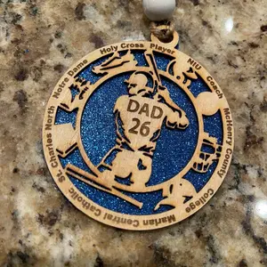 Custom Baseball Ornament - sports, memorial