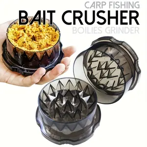 Reusable Carp Bait Grinder, Hard Lure Crusher, Fishing Gear, Durable Fish Feeder Tool, Efficient Grinding Machine for Anglers