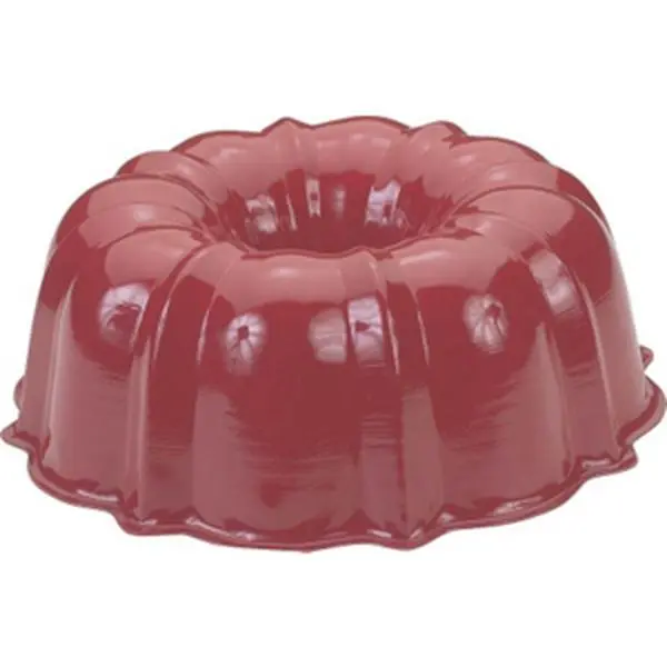 Ware 51122 Nonstick Fluted Cake Bundt Pan Mold, 12-Cup Baking Tin for Kitchen Bakeware