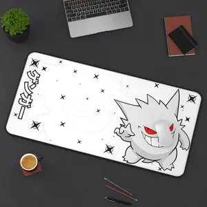 Gengar Ghost Desk Mat #2 - Anime Desk Mat - XXL Anime Gaming Mouse Pad - Anime TCG Playmat - Mega Evolution - Gastly Haunter
