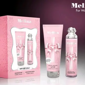 MELINA .set crema y splash..3 set × 35.00
