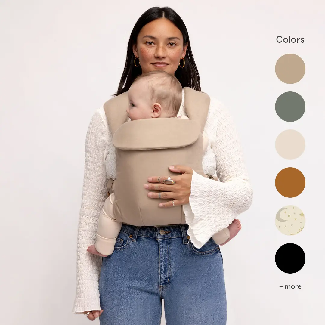 WildBird Aerial Buckle Carrier Soft Structured Baby Carrier for Infant to Toddlers Breathable Linen Lumbar Support Adjustable Fit Postpartum Friendly