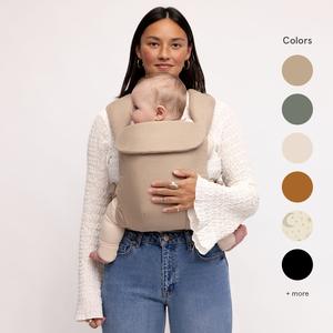 WildBird Aerial Buckle Carrier Soft Structured Baby Carrier for Infant to Toddlers Breathable Linen Lumbar Support Adjustable Fit Postpartum Friendly