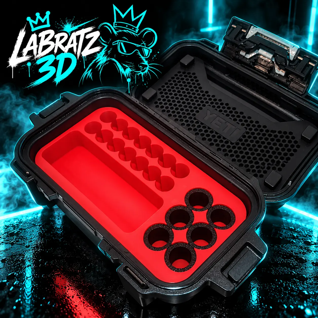 Multi-Size Peptide Organizer, Custom-Fit for Gobox 1 Made In The U.S.A