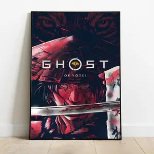 Ghost of Yotei Poster – Samurai Art Print, Gaming Room Decor