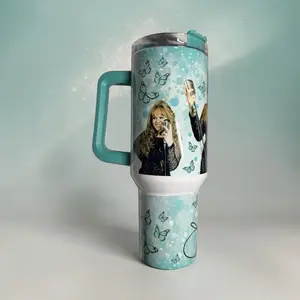 Aqua Mariposa Fans Jenni Tumbler