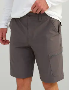Gray Quick-Drying Fishing Shorts