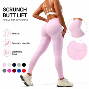 QGU Three-Tier Waistband Yoga Pants - Peach Butt Contour Design - Extraordinary Elasticity - All-Around Comfort - High-Performance Workouts & Everyday Wear - Sculpting Waistband & Seamless Design