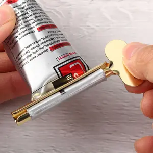 Stainless Steel Toothpaste Squeezer, 1/2/3 Counts Household Toothpaste Roller Squeezer, Bathroom Gadgets, Toothpaste Clip