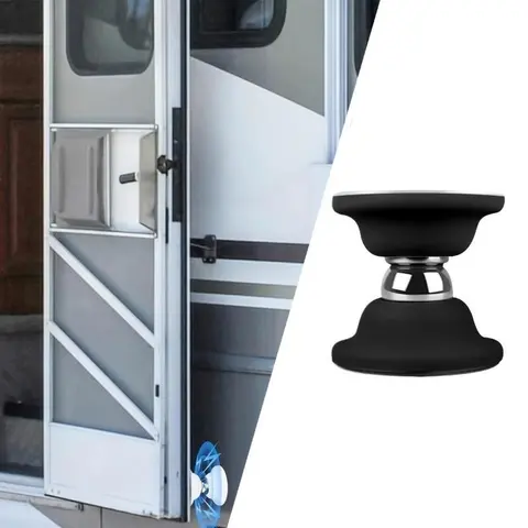 1pc RV Door Holder Magnetic Baggage Door Catch Latch, Door Stopper, No Drilling, Screws For Stronger Mount, Hold Your Door Open, RV Hardware, RV Accessories