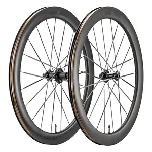 ROCKBROS T700 Carbon Fiber Bike Wheels 700c 55 mm Disc Brake Wheelset