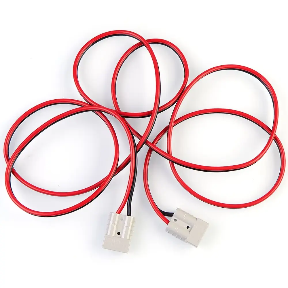 3m 50a Anderson Plug Cable Line, 12awg Flexible Extension Cord, Low Voltage Wire, Battery Quick Connect Disconnect, for Car RV Portable Generator Transfer Wire, Power Wires