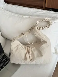 Summer Cool Underarm Bag Canvas Shoulder Clutch, Stylish Women's Crossbody Messenger Bag Purse, Casual Fashion Accessory for Daily Use