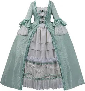 CosplayDiy Marie Antoinette Ball Dresses Women's 18th Century Victorian Ball Gown Baroque Dress