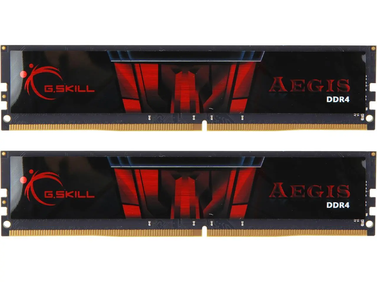 G.SKILL Aegis 32GB (2 x 16GB) 288-Pin PC RAM DDR4 2666 (PC4 21300) Desktop Memory Model F4-2666C19D-32GIS G.SKILL Aegis 32GB (2 x 16GB) 288-Pin PC RAM DDR4 2666 (PC4 21300) Desktop Memory Model F4-2666C19D-32GIS