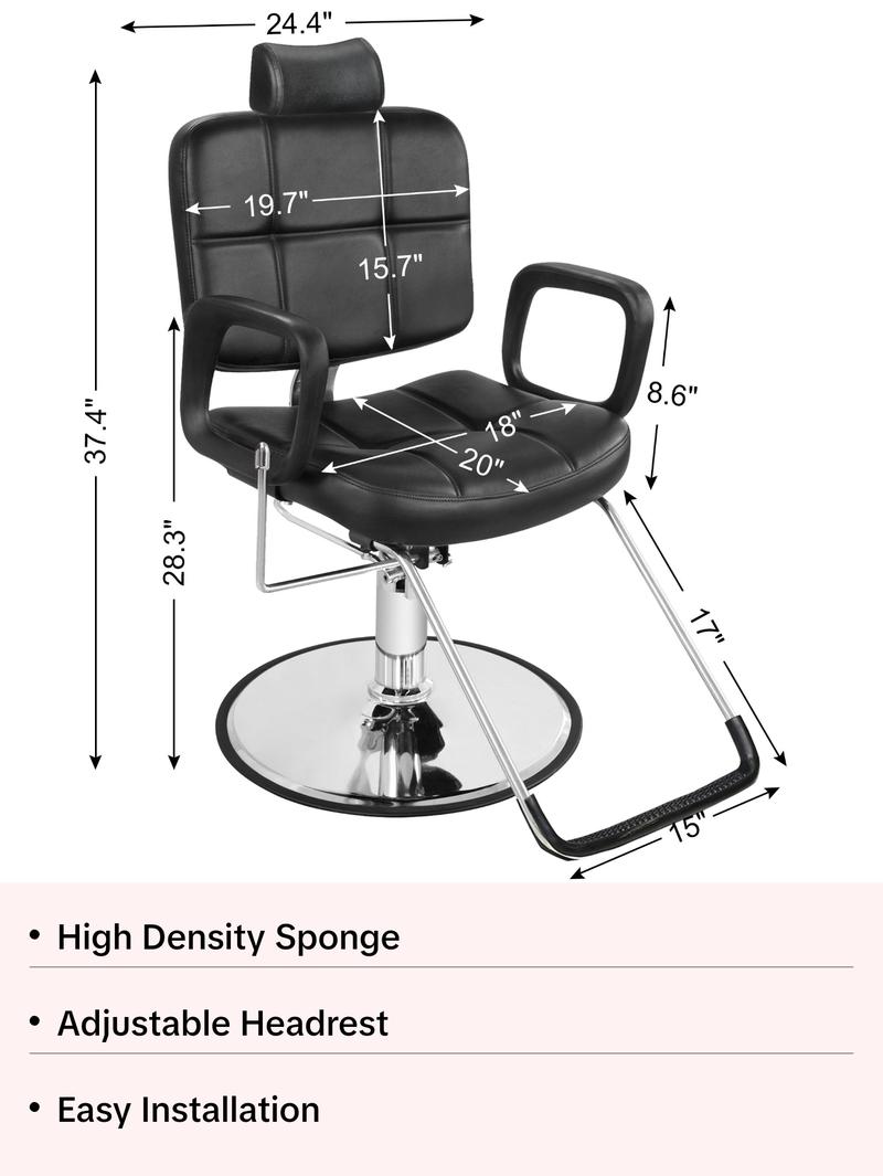 BarberPub All Purpose Hydraulic Barber Chair Salon Beauty Spa Chair Shampoo Recliner 2059 BarberPub All Purpose Hydraulic Barber Chair Salon Beauty Spa Chair Shampoo Recliner 2059