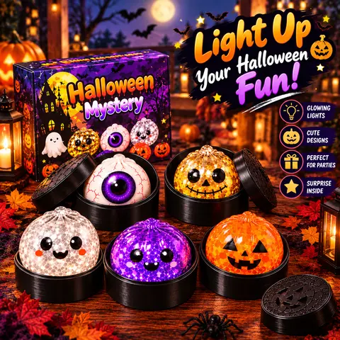 Ghost Theme Dumpling Squishies Keychain - Unisex Cute Round Fidget Toy with Steamer, Stress Relief Sensory Backpack Pendant, Halloween Goodie Items, Fashion Accessory Stocking Stuffer Ideas Gift
