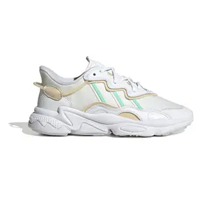 adidas Womens Ozweego Lace Up Sneakers Shoes Casual - White
