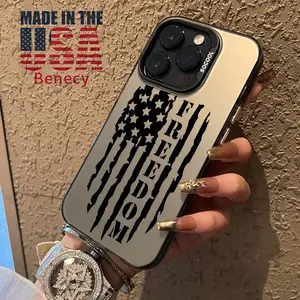 Vintage National Flag Pattern Phone Case for iPhone 15 16 14 Pro Max 13 12 11 XR XS Plus E Shockproof Non Slip Military-Grade Protection Slim Cover Cellphone Protective