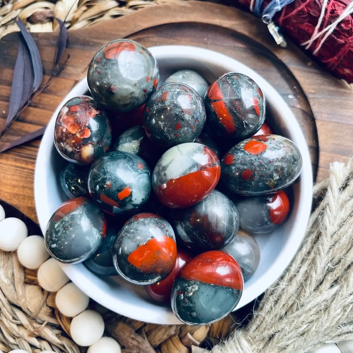 African Bloodstone Crystal