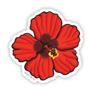 The Hibiscus Flower Sticker