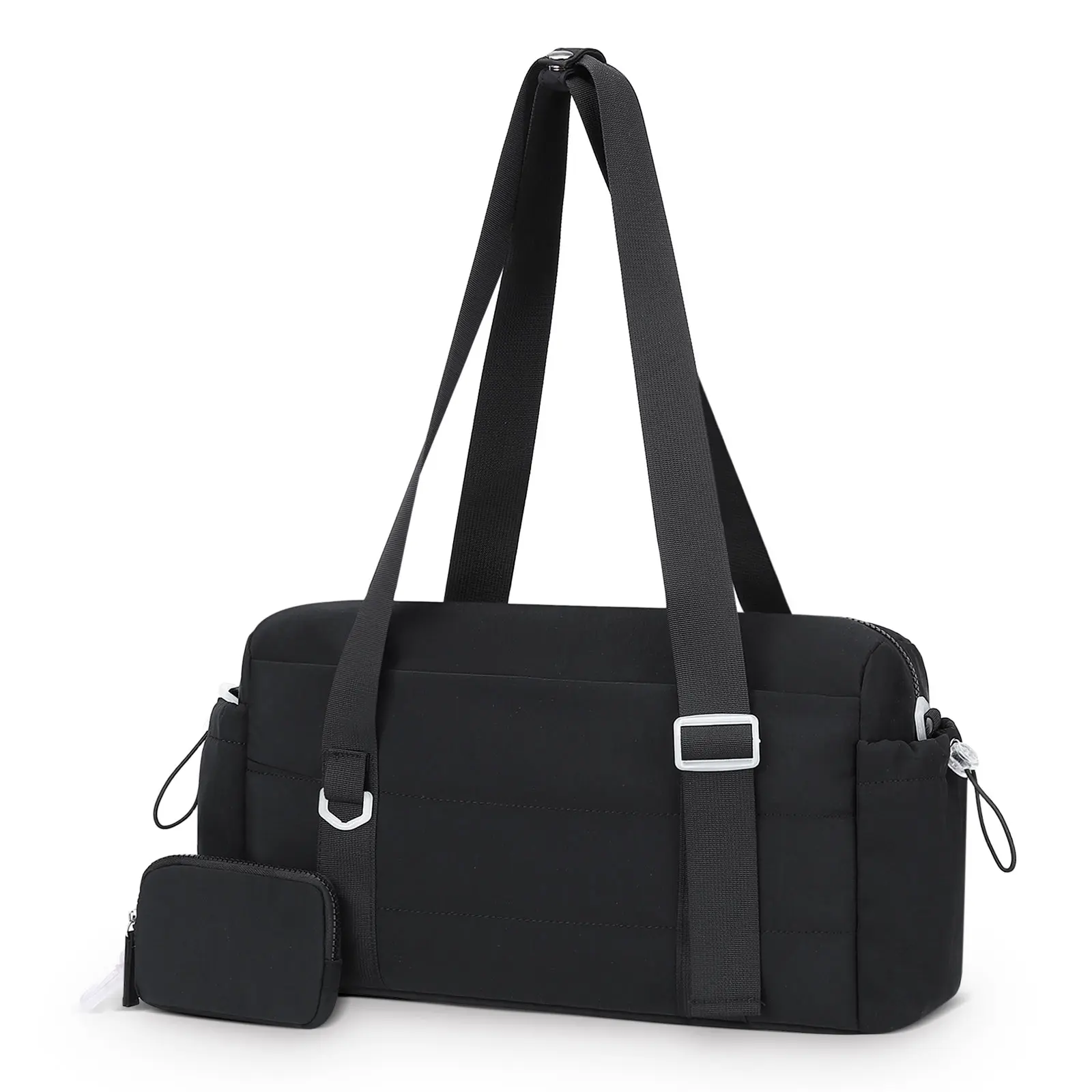 Convgo Small Gym Bag for Women, Minimalist Tote Gym Bags with Coin Wallet, Mini Weekender Bag for Sport Workout Travel