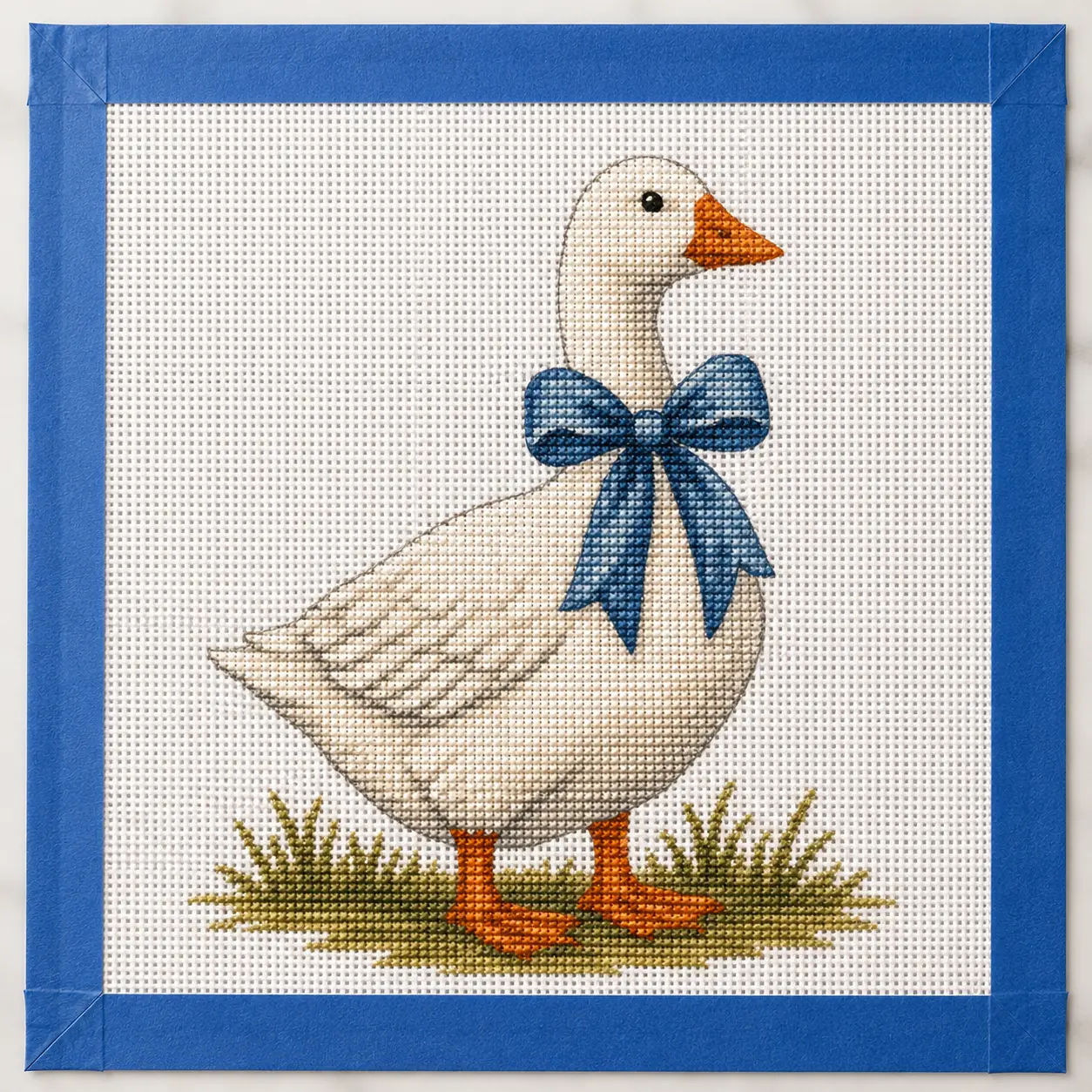 Goose Printed Needlepoint Canvas Goose Printed Needlepoint Canvas