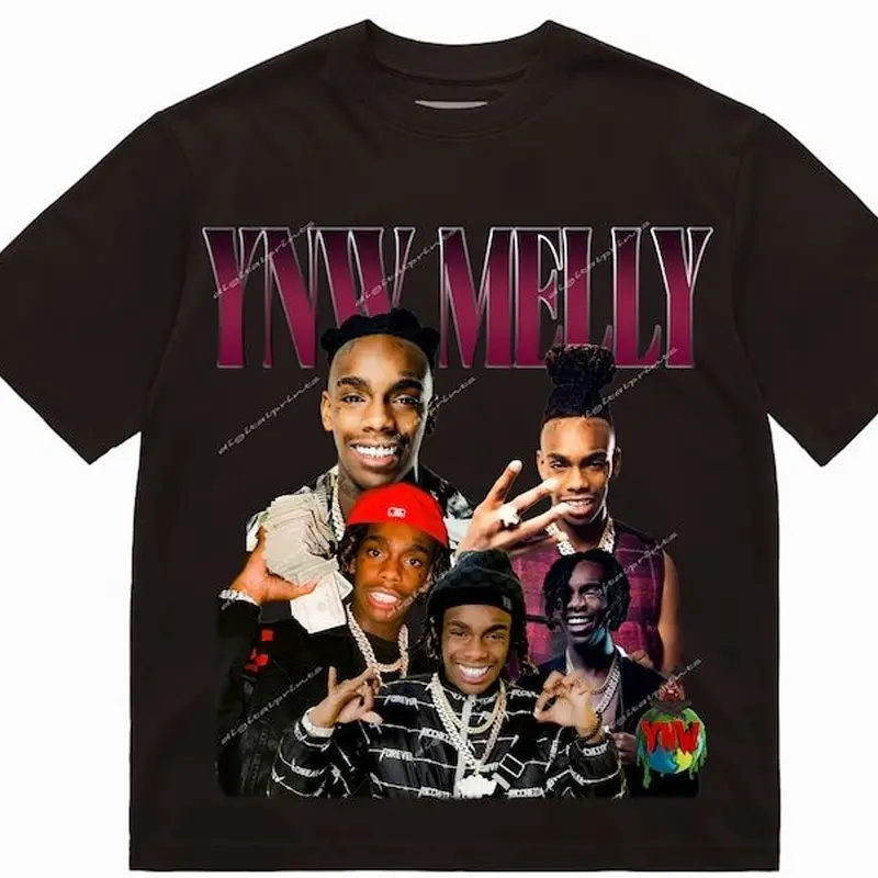 Ynw Melly T Shirt New S-5xl 2023 Merch
