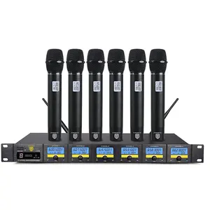 Clearance Sale for UHF Wireless Microphones MX66S | 6-Channel  Microphone System with 6 Hand-held Microphones - PRORECK