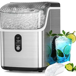 Antarctic Star Nugget Ice Maker with Soft Chewable Pellet Ice 34lbs/24H