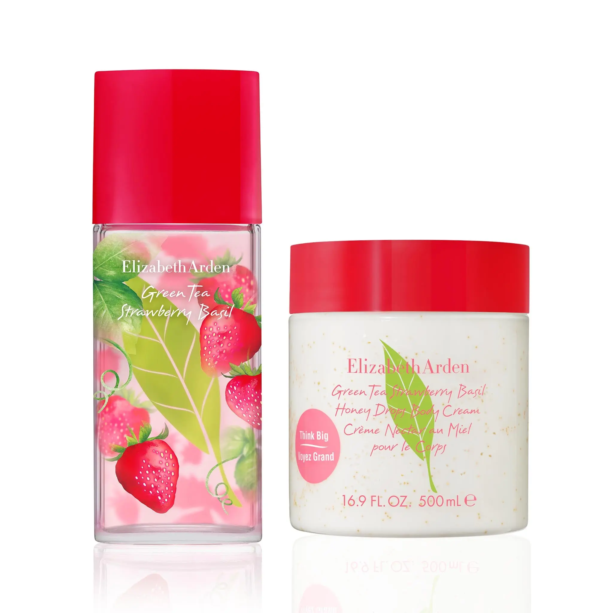 Elizabeth Arden Green Tea Strawberry Basil Eau de Toilette and Body Cream Duo