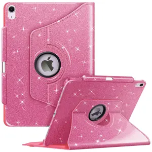 Fintie 360-Degree Rotating Case for iPad Air 13 (M3/M2 Chip) with Glittery Design, iPad Protective Stand Cover with Pencil Holder, Auto-Wake/Sleep tint