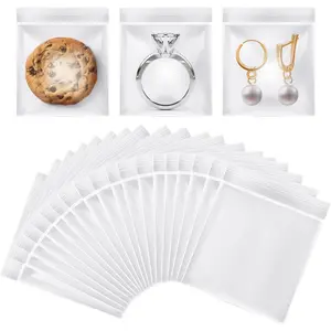 200 count 1.5"x2" 4 Mil Mini Plastic Bags, Transparent Small Zip Bag Resealable Clear  Zipper Bags Pouches  Purpose Storage Bag for , Snack, Beads,