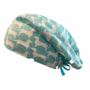 Surgical Hat - hot dog Pattern, Adjustable Strap, Lightweight Design, Ideal for Medical Use