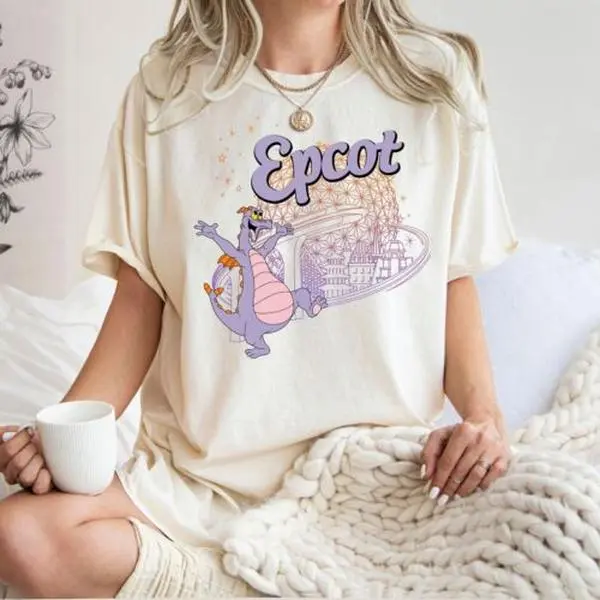 Comfort Colors Epcot Figment Shirt, Experimental Prototype Community Of Tomorrow