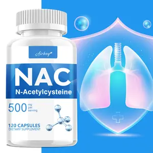Airboy-NAC - N-Acetyl Cysteine ​​- 500 mg - Supports respiratory health and immune function; promotes liver and kidney detoxification - Made with natural, safe ingredients.
