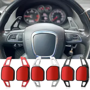 Car Steering Wheel Paddles Extension Shifters For Audi A4 B8 A3 8P S3 A5 A6 S6 C6 Q5 A8 R8 TTS MK2 8J Avant DSG Car Styling Automotive Accessories