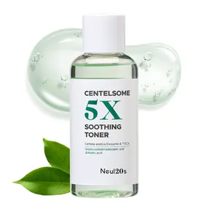 Neul20s Centelsome 5X Soothing Toner 6.76 fl oz/200ml Hydrating & Calming Korean Facial Toner with Green Tea Centella Asiatica & Exosomes for Sensitive Dry & Acne-Prone Skin
