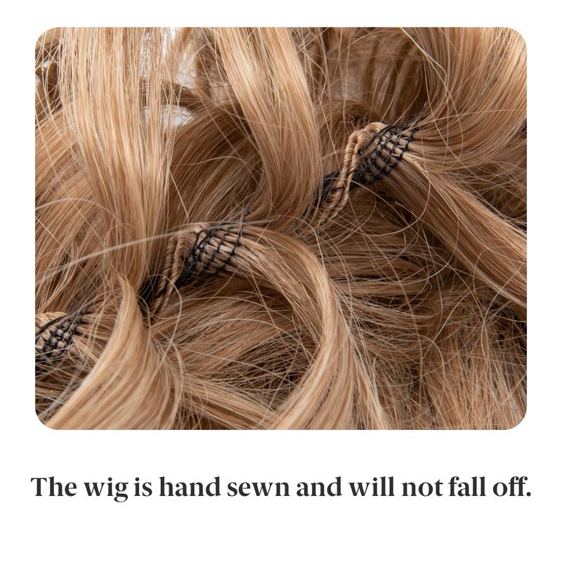 IOVOIMMSL Large Messy Bun Hair Piece Wavy Curly Scrunchies Synthetic Chignon Ponytail Hair Extensions Thick Updo Hairpieces For Women Dirty Blonde