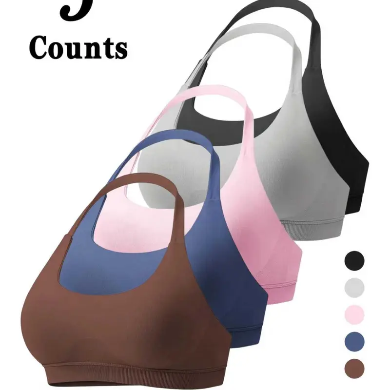 Women's Multifunctional Quick-Dry Sweat-Wicking Halter Sports Bra, Sporty Workout Bra, Tank Top for Gym, Yoga and Golf, Summer Athletic Wear, Sport Bras